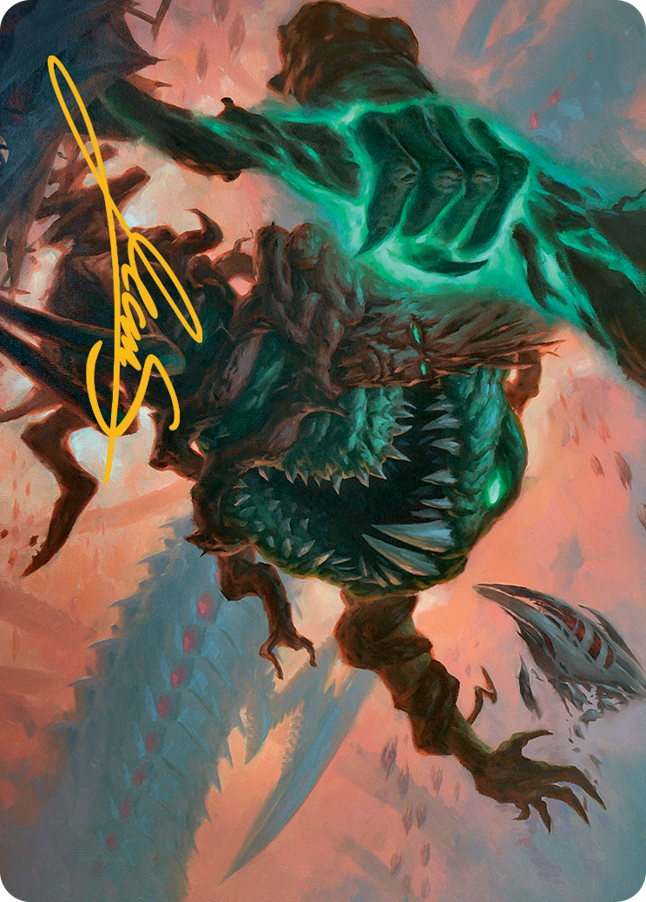 Yargle and Multani Art Card (Gold-Stamped Signature) [March of the Machine Art Series] | L.A. Mood Comics and Games