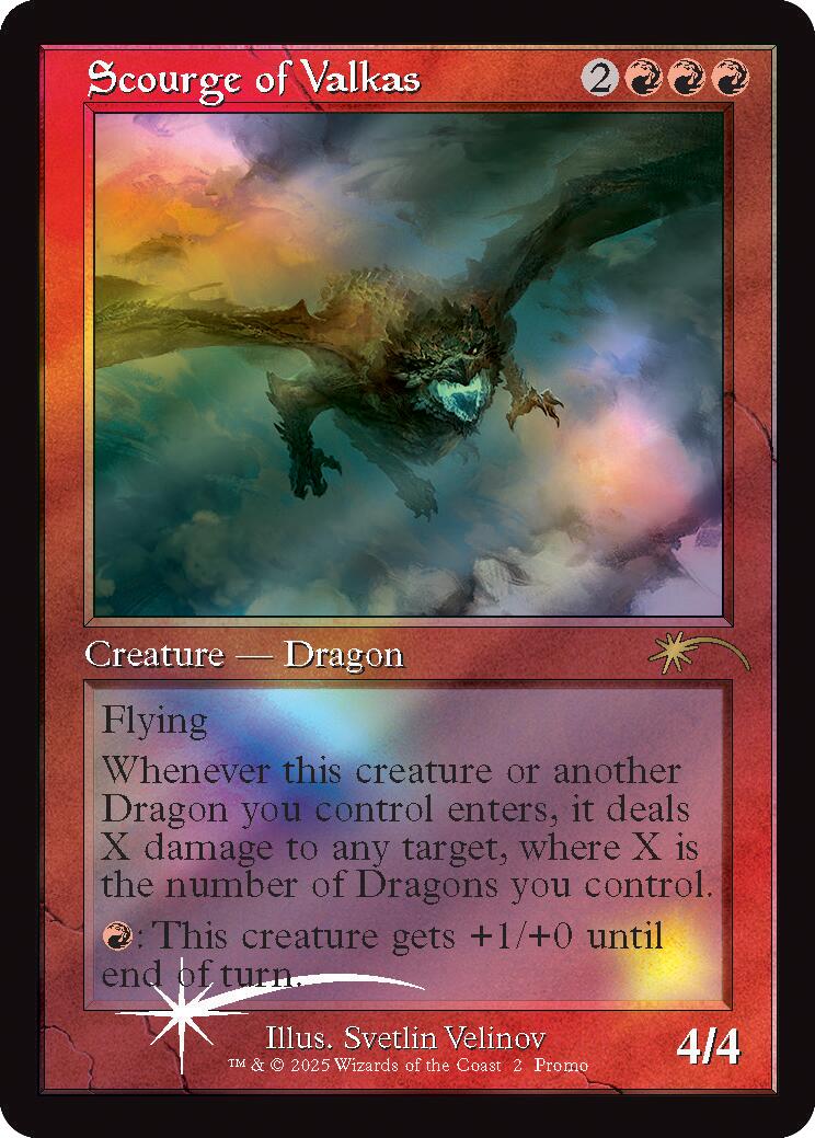Scourge of Valkas (Retro Frame) [Secret Lair Drop Series] | L.A. Mood Comics and Games