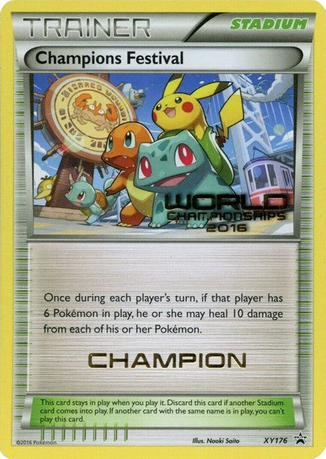 Champions Festival (XY176) (2016 Champion) [XY: Black Star Promos] | L.A. Mood Comics and Games