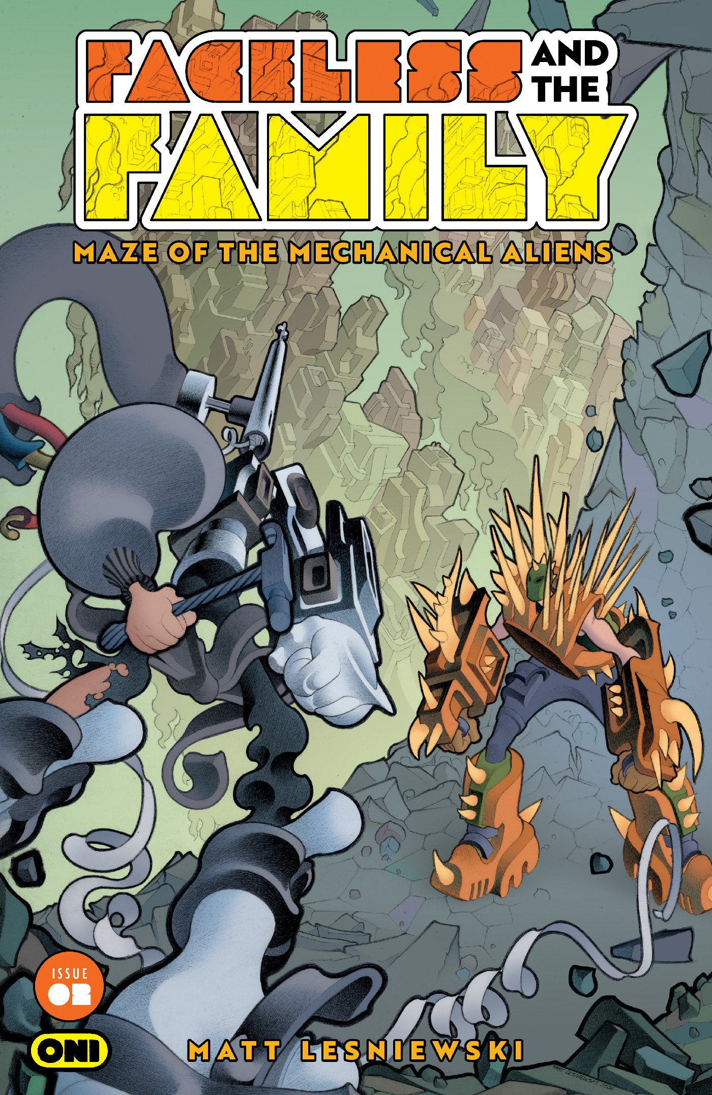 Faceless And The Family Maze Of The Mechanical Aliens #2 Cover A Matt Lesniewski | L.A. Mood Comics and Games