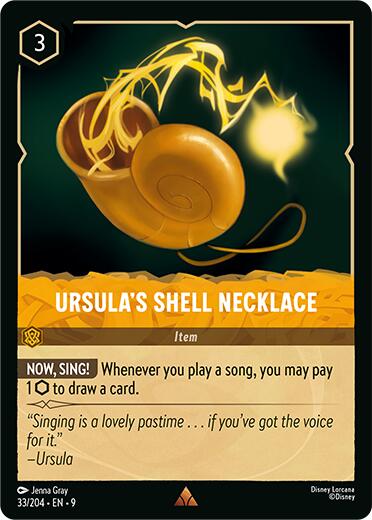 Ursula's Shell Necklace (33/204) [Fabled] | L.A. Mood Comics and Games