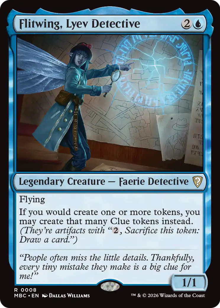 Flitwing, Lyev Detective [Mystery Booster: Commander Edition] | L.A. Mood Comics and Games