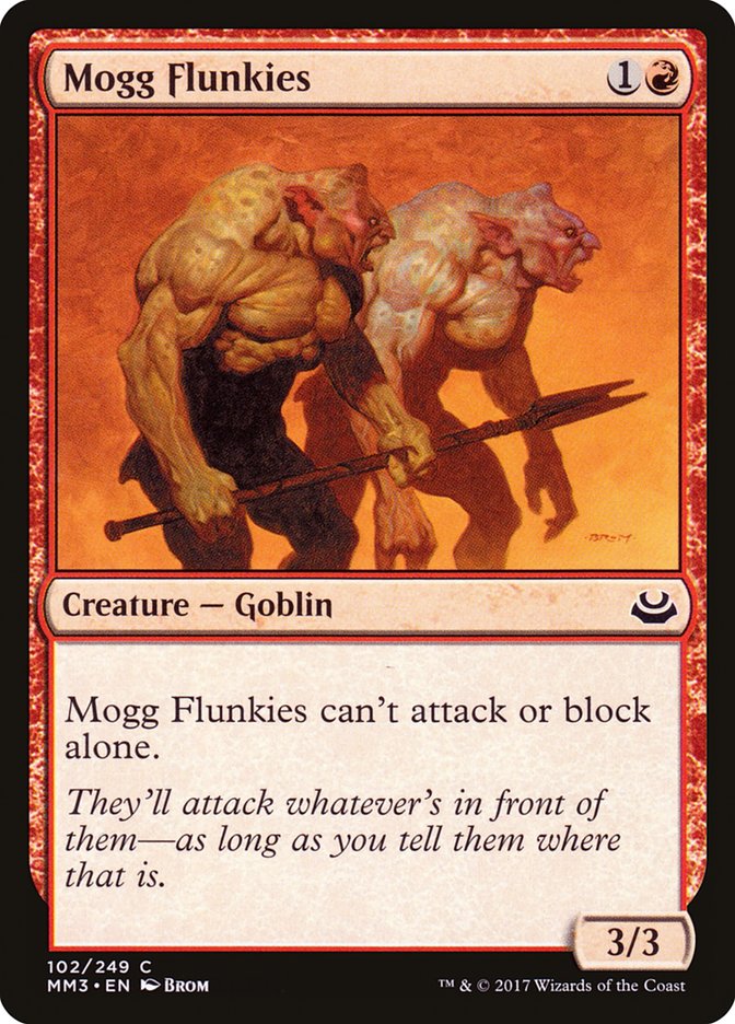 Mogg Flunkies [Modern Masters 2017] | L.A. Mood Comics and Games