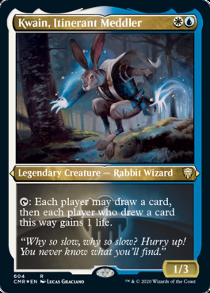 Kwain, Itinerant Meddler (Etched) [Commander Legends] | L.A. Mood Comics and Games