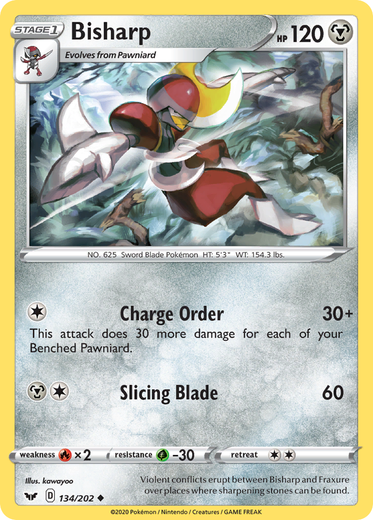 Bisharp (134/202) [Sword & Shield: Base Set] | L.A. Mood Comics and Games