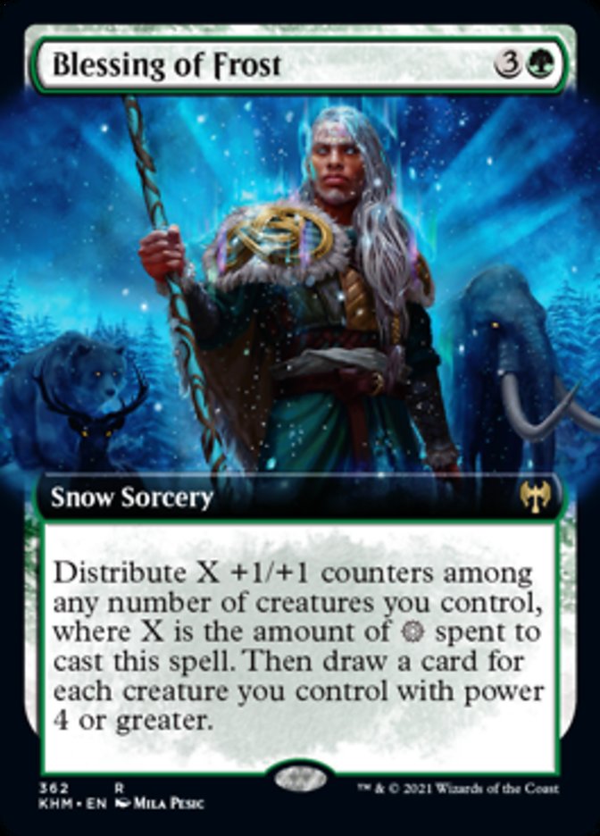 Blessing of Frost (Extended Art) [Kaldheim] | L.A. Mood Comics and Games