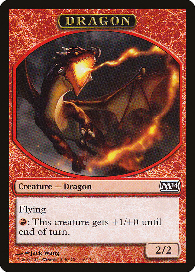 Dragon Token [Magic 2014 Tokens] | L.A. Mood Comics and Games