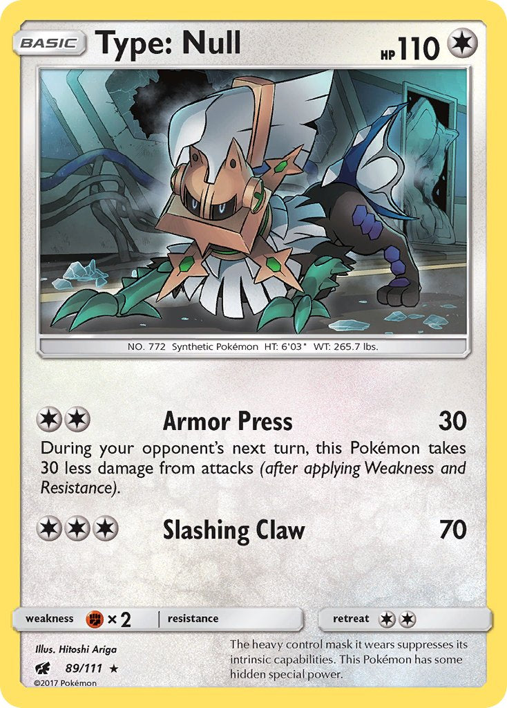 Type: Null (89/111) (Theme Deck Exclusive) [Sun & Moon: Crimson Invasion] | L.A. Mood Comics and Games