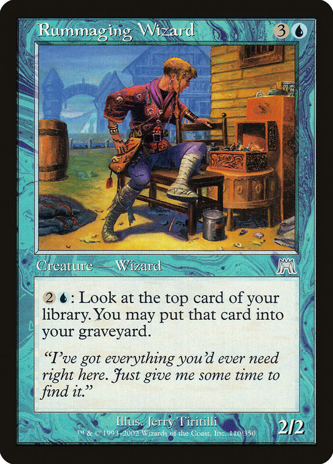 Rummaging Wizard [Onslaught] | L.A. Mood Comics and Games