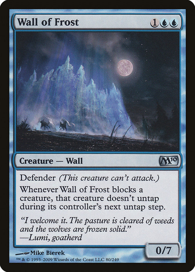 Wall of Frost [Magic 2010] | L.A. Mood Comics and Games