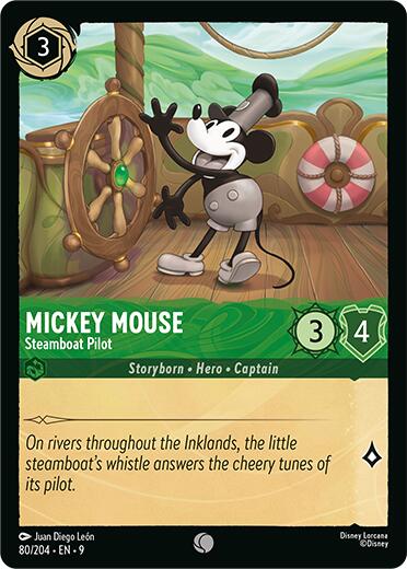 Mickey Mouse - Steamboat Pilot (80/204) [Fabled] | L.A. Mood Comics and Games