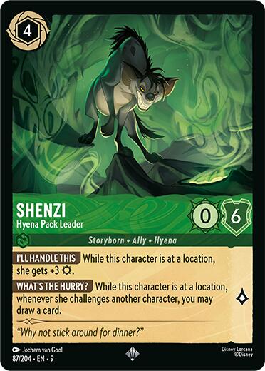 Shenzi - Hyena Pack Leader (87/204) [Fabled] | L.A. Mood Comics and Games