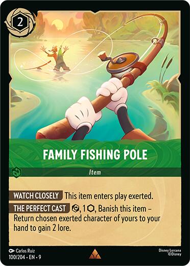 Family Fishing Pole (100/204) [Fabled] | L.A. Mood Comics and Games