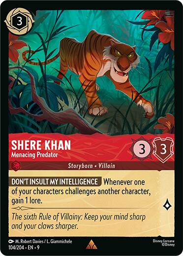 Shere Khan - Menacing Predator (104/204) [Fabled] | L.A. Mood Comics and Games