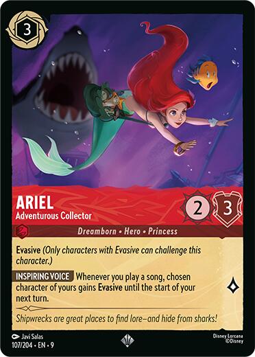 Ariel - Adventurous Collector (107/204) [Fabled] | L.A. Mood Comics and Games
