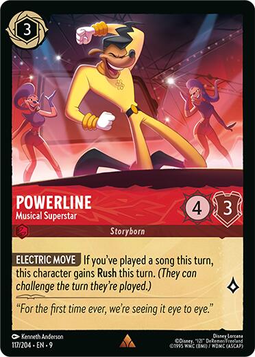 Powerline - Musical Superstar (117/204) [Fabled] | L.A. Mood Comics and Games