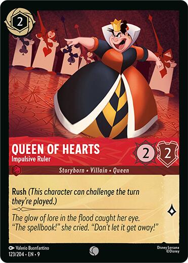 Queen of Hearts - Impulsive Ruler (123/204) [Fabled] | L.A. Mood Comics and Games