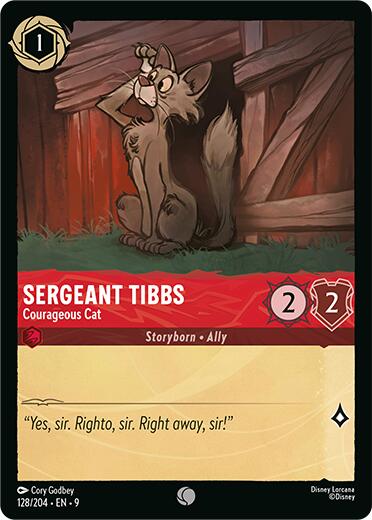 Sergeant Tibbs - Courageous Cat (128/204) [Fabled] | L.A. Mood Comics and Games