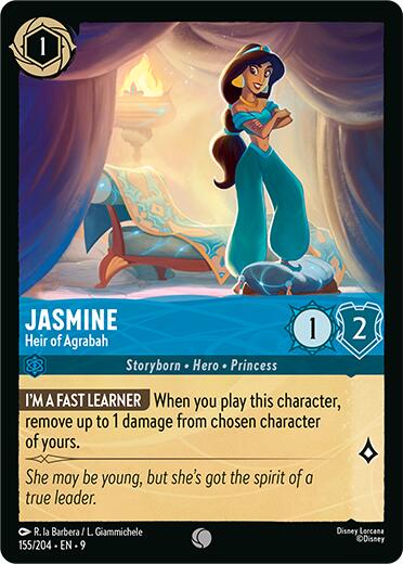 Jasmine - Heir of Agrabah (155/204) [Fabled] | L.A. Mood Comics and Games