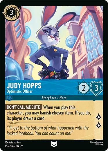 Judy Hopps - Optimistic Officer (157/204) [Fabled] | L.A. Mood Comics and Games
