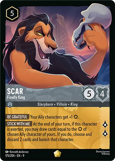 Scar - Finally King (175/204) [Fabled] | L.A. Mood Comics and Games
