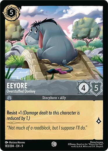 Eeyore - Overstuffed Donkey (183/204) [Fabled] | L.A. Mood Comics and Games