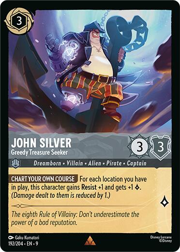John Silver - Greedy Treasure Seeker (192/204) [Fabled] | L.A. Mood Comics and Games
