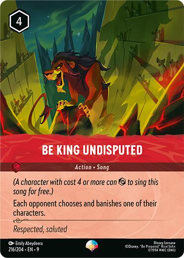 Be King Undisputed (Epic) (216/204) [Fabled] | L.A. Mood Comics and Games