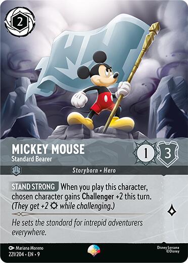Mickey Mouse - Standard Bearer (Epic) (221/204) [Fabled] | L.A. Mood Comics and Games