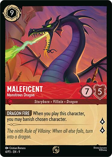Maleficent - Monstrous Dragon (Store Championship Participant) (4/P3) [Promo Cards] | L.A. Mood Comics and Games