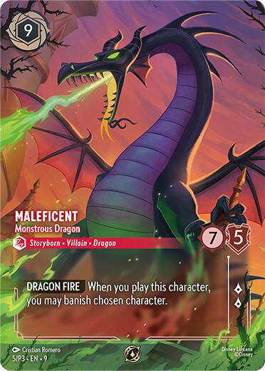 Maleficent - Monstrous Dragon (Store Championship) (5/P3) [Promo Cards] | L.A. Mood Comics and Games