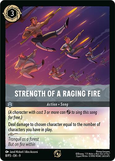 Strength of a Raging Fire (8/P3) [Promo Cards] | L.A. Mood Comics and Games