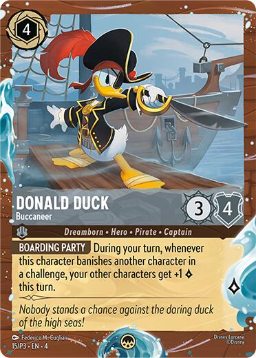 Donald Duck - Buccaneer (Disney Cruise Promo) (15/P3) [Promo Cards] | L.A. Mood Comics and Games