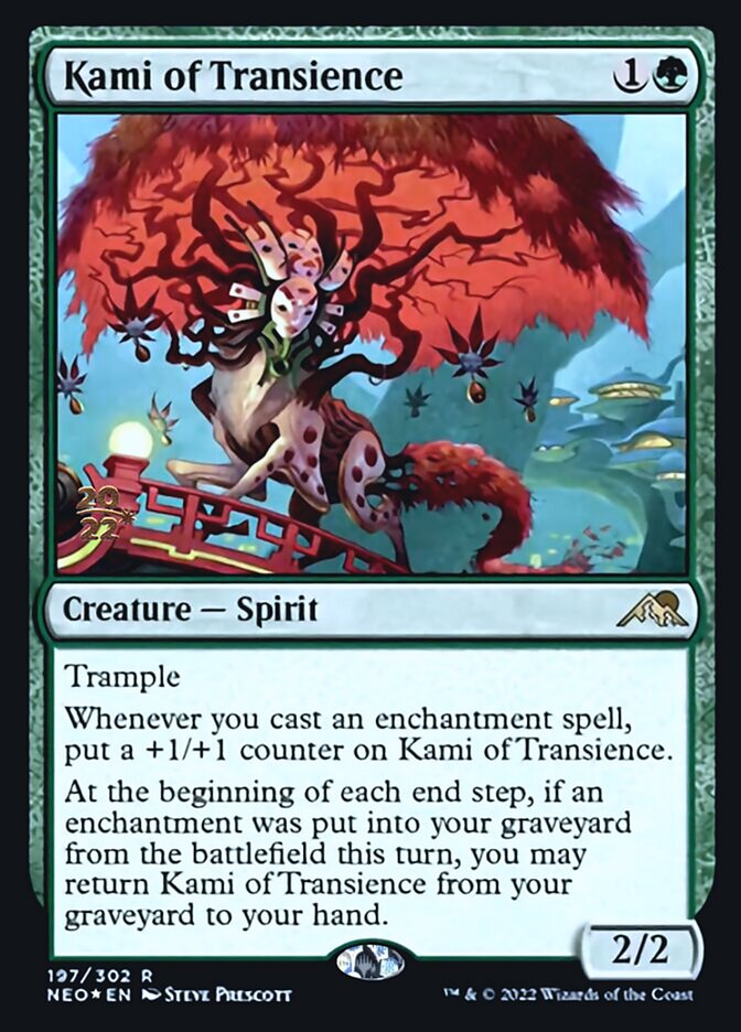 Kami of Transience [Kamigawa: Neon Dynasty Prerelease Promos] | L.A. Mood Comics and Games
