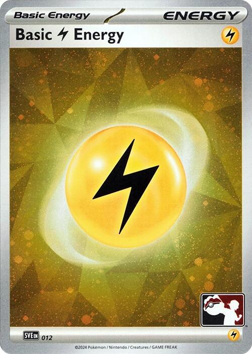 Basic Lightning Energy (012) (Cosmos Holo) [Prize Pack Series Seven] | L.A. Mood Comics and Games