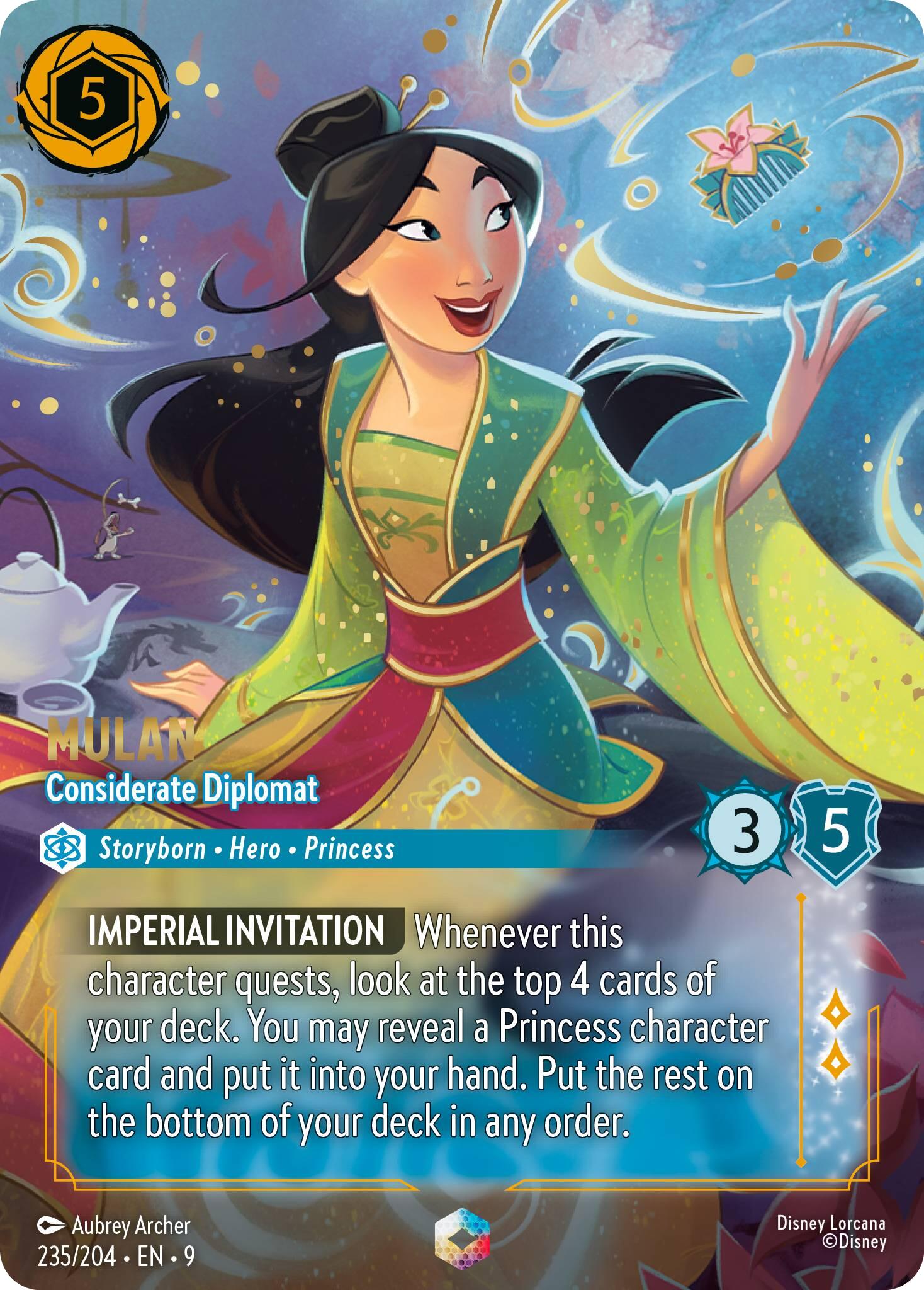 Mulan - Considerate Diplomat (Enchanted) (235/204) [Fabled] | L.A. Mood Comics and Games