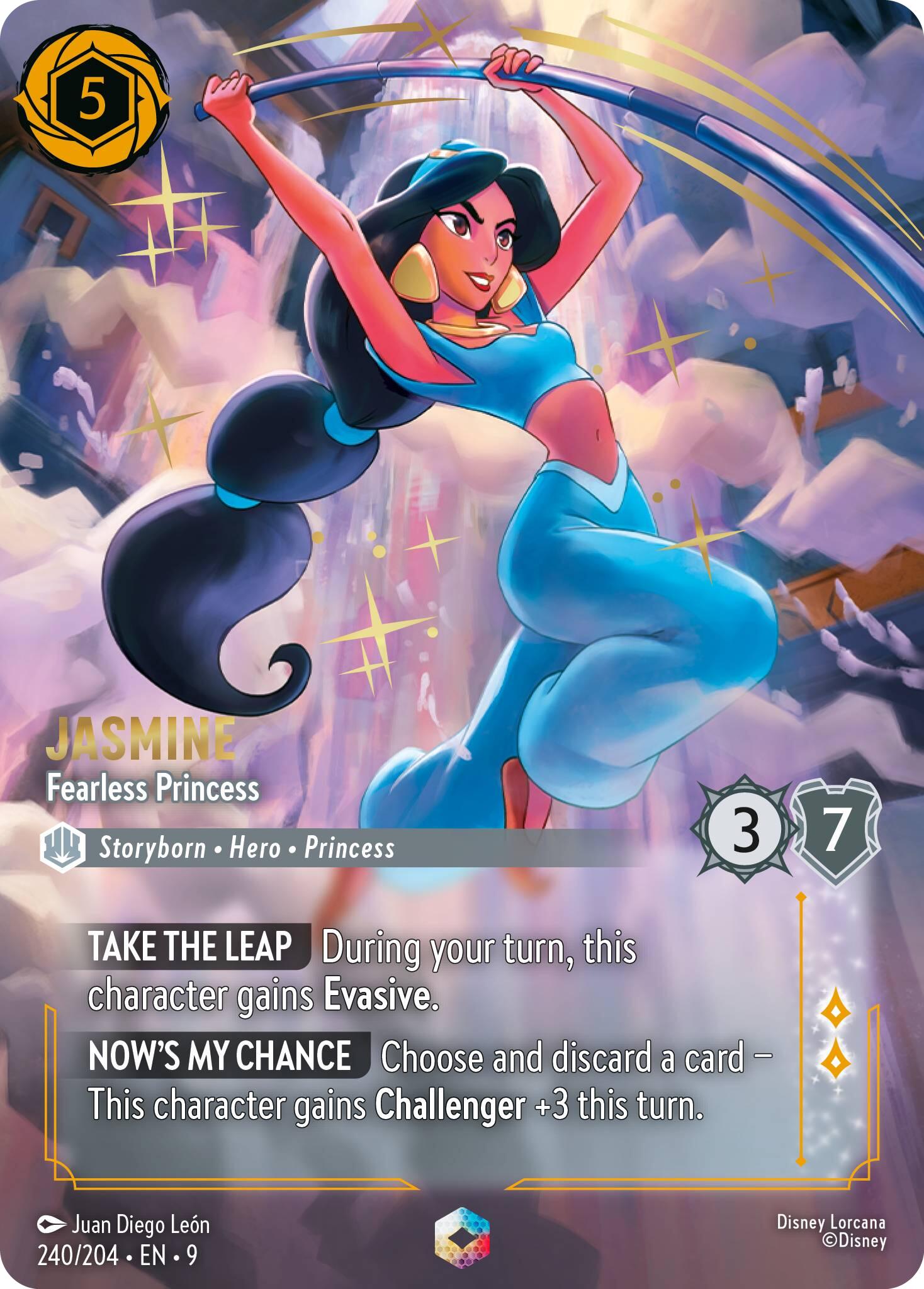 Jasmine - Fearless Princess (Enchanted) (240/204) [Fabled] | L.A. Mood Comics and Games