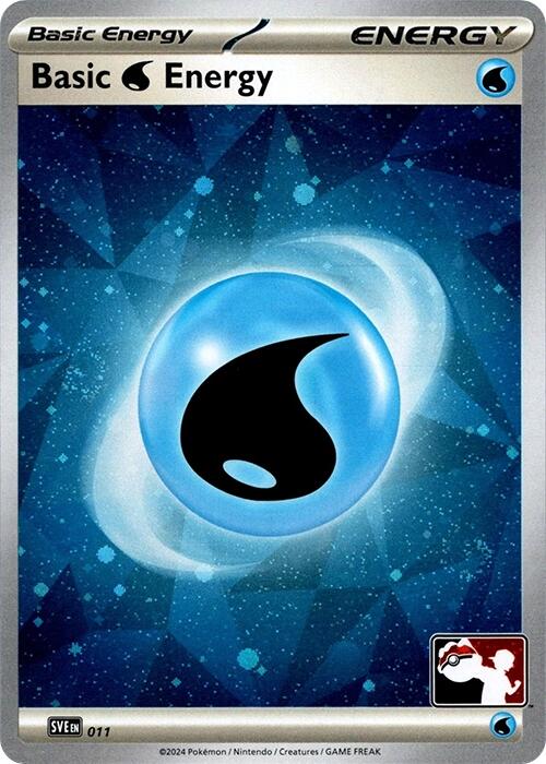 Basic Water Energy (011) (Cosmos Holo) [Prize Pack Series Seven] | L.A. Mood Comics and Games