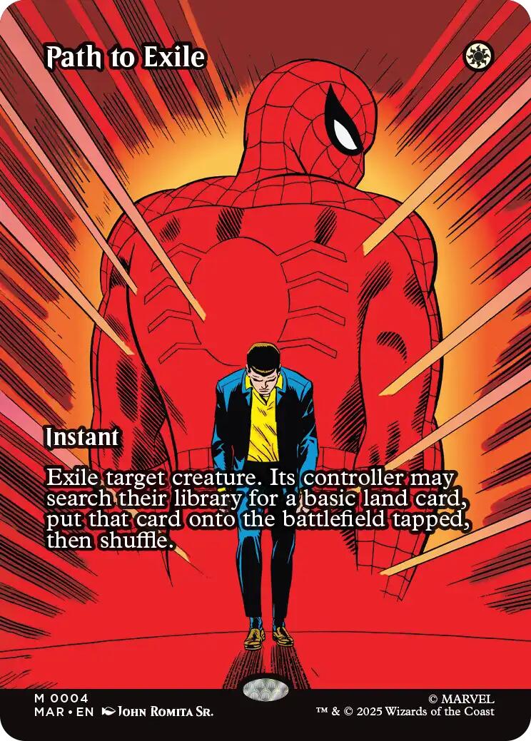Path to Exile (Borderless) [Marvel's Spider-Man: Eternal-Legal] | L.A. Mood Comics and Games