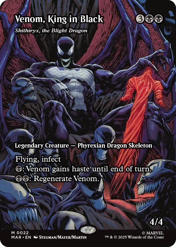 Venom, King in Black - Skithiryx, the Blight Dragon (Borderless) [Marvel's Spider-Man: Eternal-Legal] | L.A. Mood Comics and Games