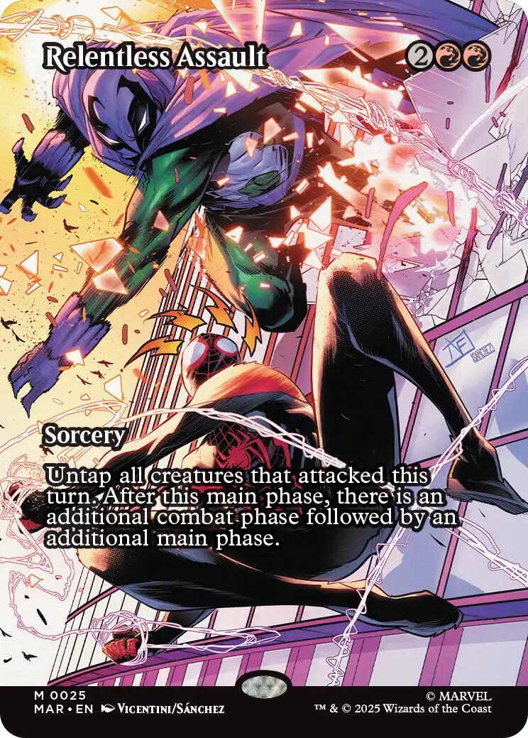Relentless Assault (Borderless) [Marvel's Spider-Man: Eternal-Legal] | L.A. Mood Comics and Games