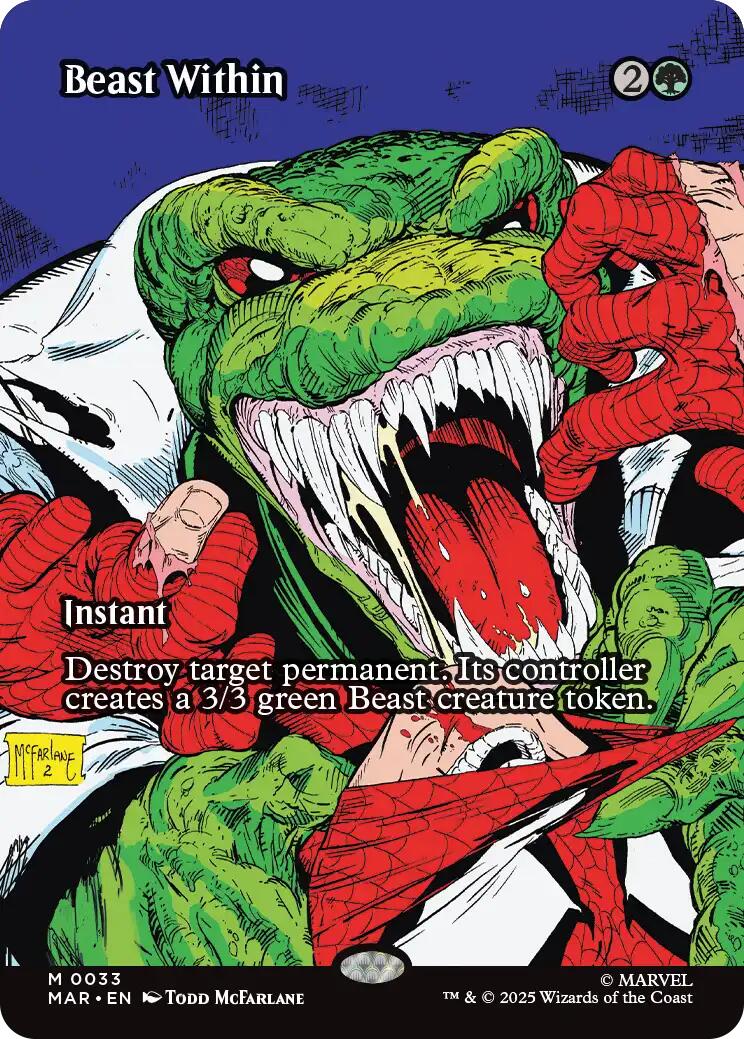 Beast Within (Borderless) [Marvel's Spider-Man: Eternal-Legal] | L.A. Mood Comics and Games