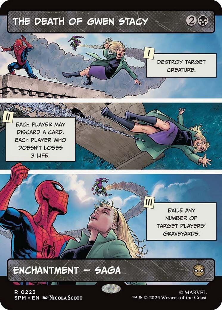 The Death of Gwen Stacy (Borderless) [Marvel's Spider-Man] | L.A. Mood Comics and Games