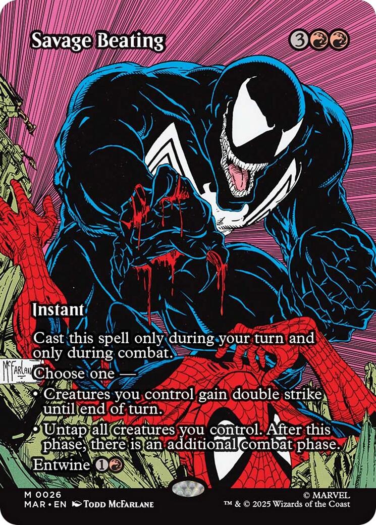 Savage Beating (Borderless) [Marvel's Spider-Man: Eternal-Legal] | L.A. Mood Comics and Games