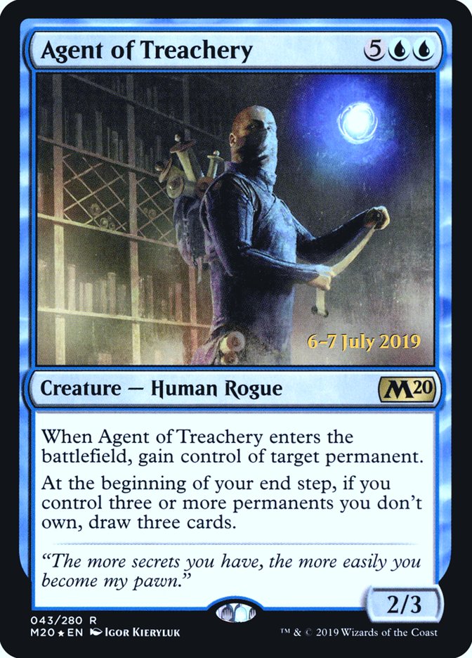 Agent of Treachery [Core Set 2020 Prerelease Promos] | L.A. Mood Comics and Games