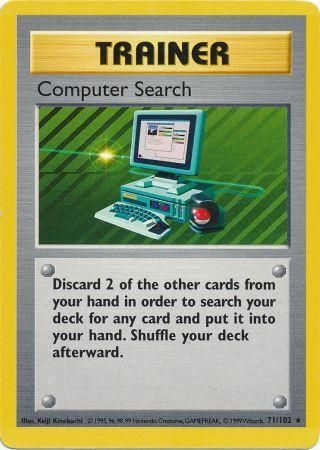 Computer Search (71/102) [Base Set Shadowless Unlimited] | L.A. Mood Comics and Games