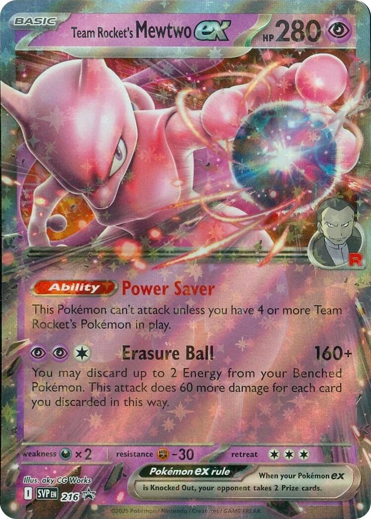 Team Rocket's Mewtwo ex (216) [Scarlet & Violet: Black Star Promos] | L.A. Mood Comics and Games