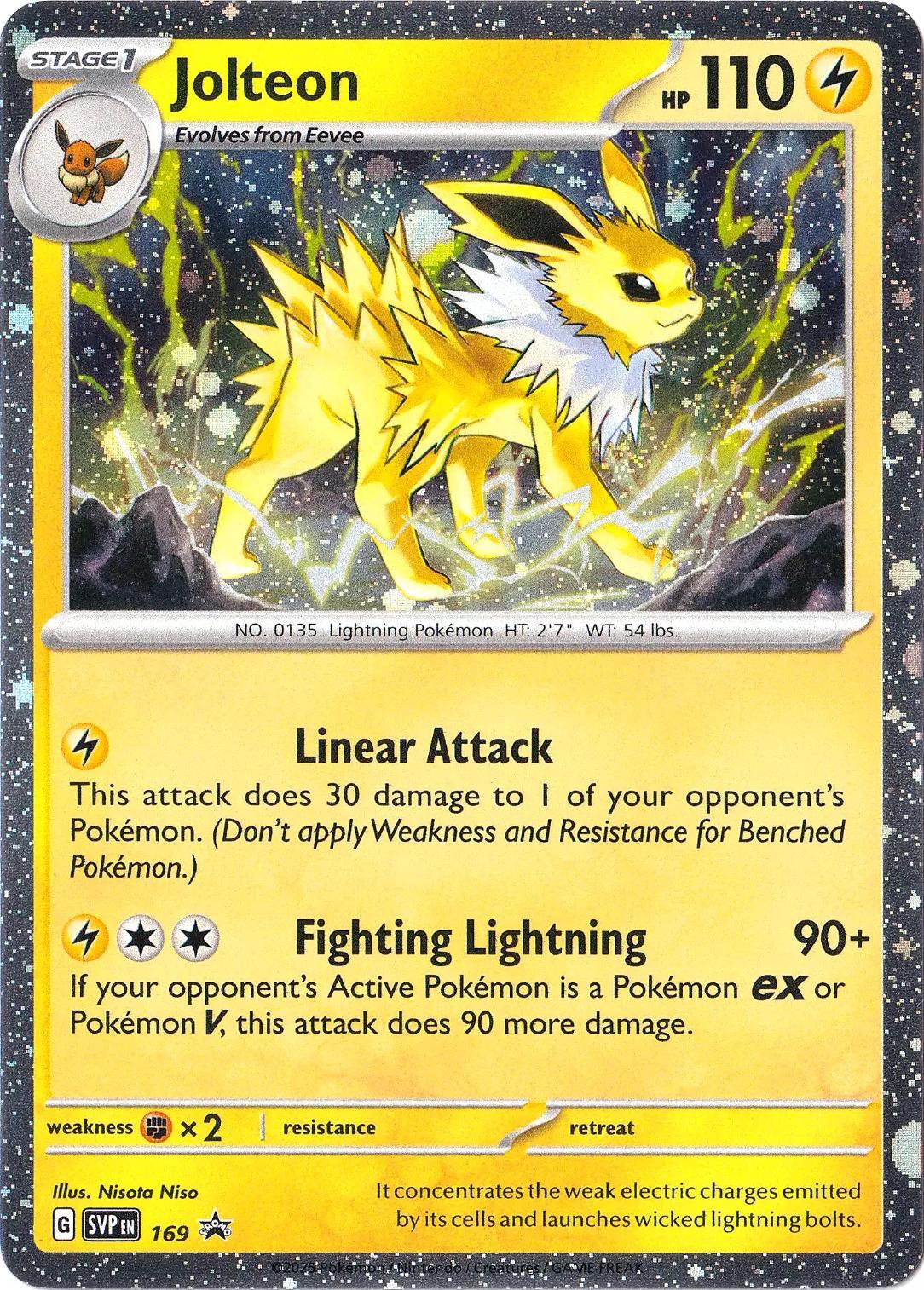 Jolteon (169) (Cosmos Holo) [Scarlet & Violet: Black Star Promos] | L.A. Mood Comics and Games