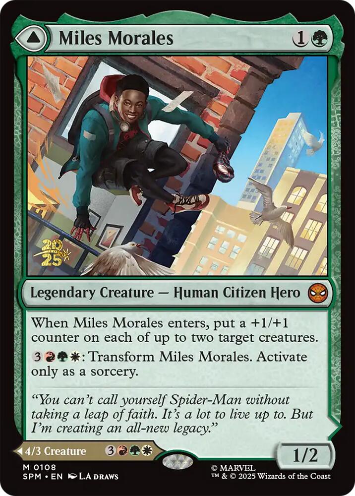 Miles Morales // Ultimate Spider-Man [Marvel's Spider-Man Prerelease Promos] | L.A. Mood Comics and Games