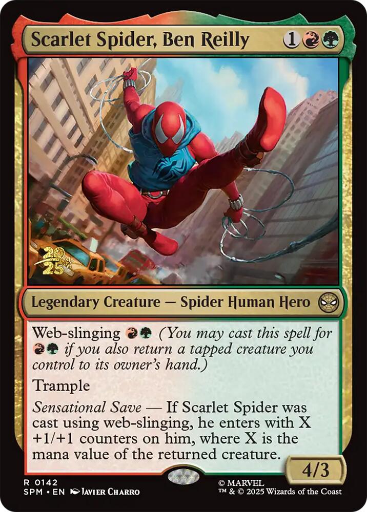 Scarlet Spider, Ben Reilly [Marvel's Spider-Man Prerelease Promos] | L.A. Mood Comics and Games